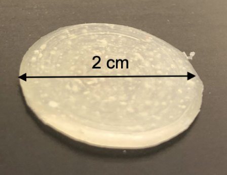 M.S. research: 3D printed sample